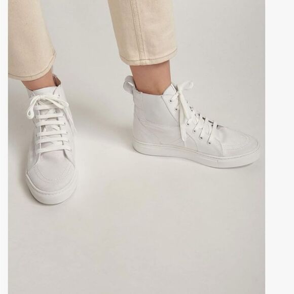 NIB Thakoon Pull On High Top Sneaker - White - Picture 10 of 11